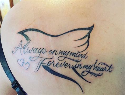 remembrance tattoos for husband|35 Meaningful Memorial Tattoo Ideas To Honor A Loved One